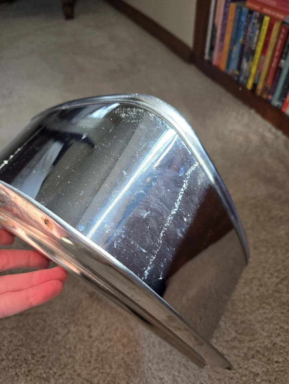 Vintage Lincoln Beautyware Cake Carrier Mid Century Chrome Cake Saver